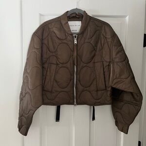 NWT AGOLDE x Shoreditch Ski Club Iona Quilted Jacket